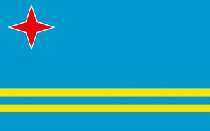 Aruba, Flagge, Karibikguide + USA