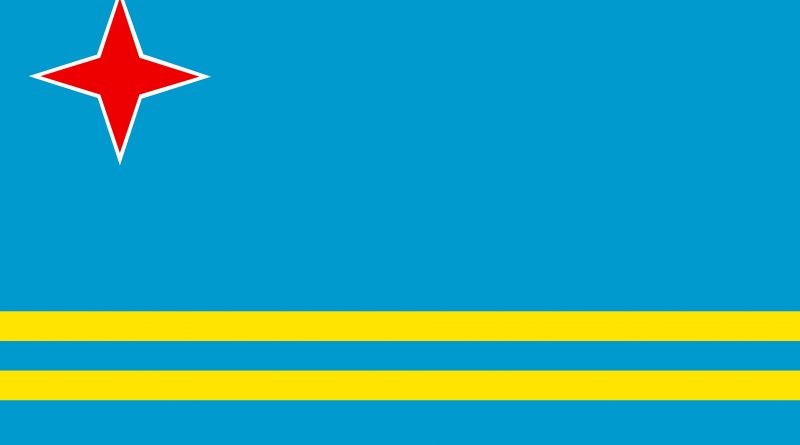 Aruba, Flagge, Karibikguide + USA