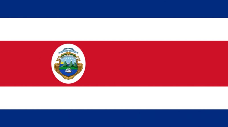 Costa Rica, Flagge, Karibikguide + USA