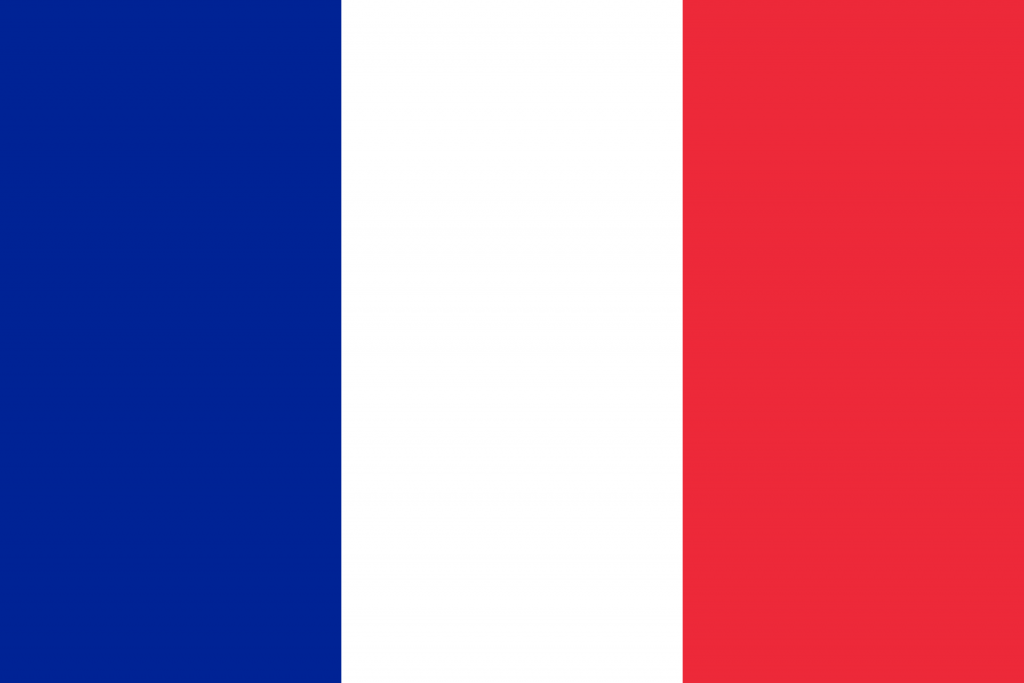 Frankreich Flagge, Karibikguide + USA