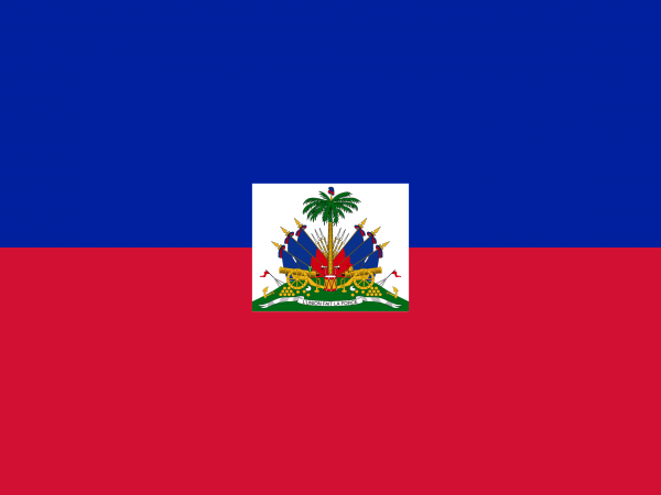 Haiti, Flagge, Karibikguide + USA