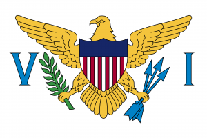US-Virgin-Islands Flagge, Karibikguide + USA