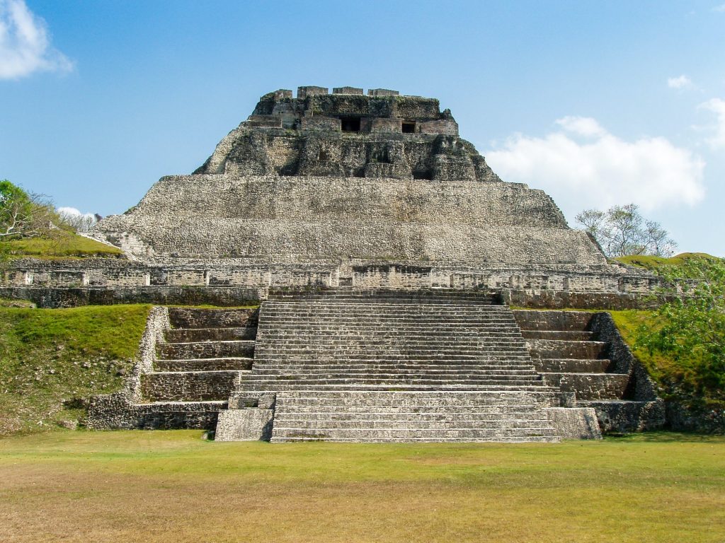 Ancient archaeological site in Belize.