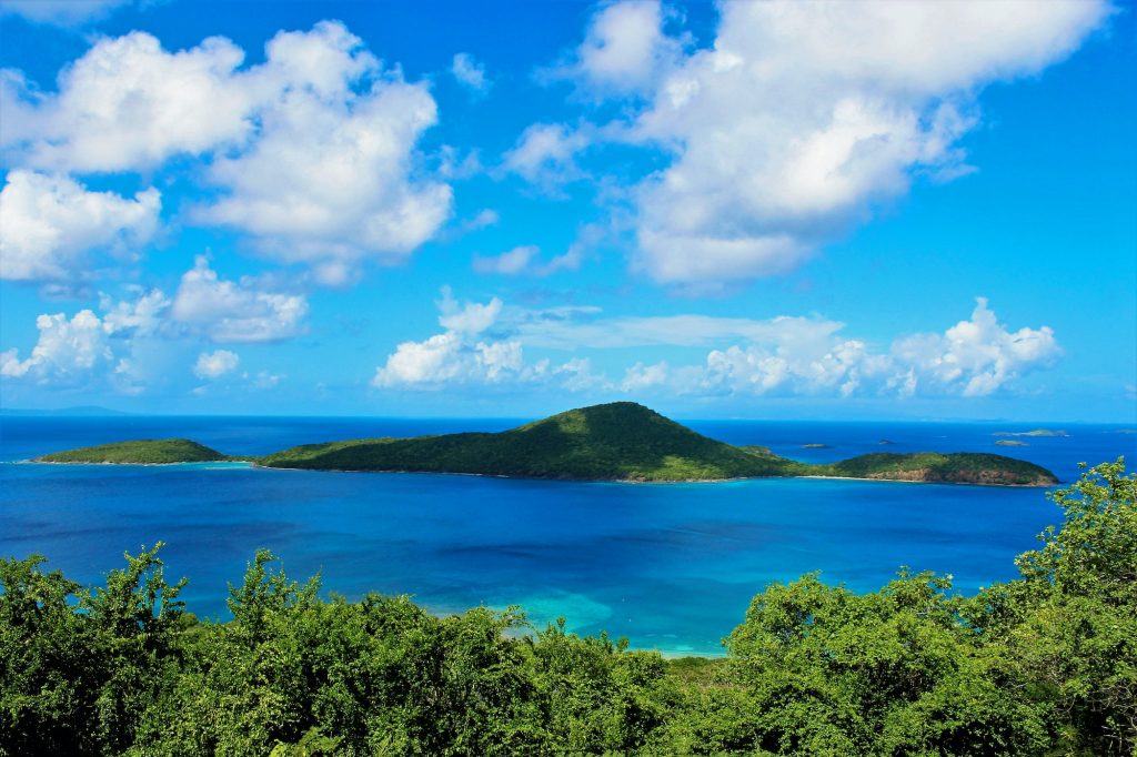 View from high point on Culebra Puerto Rico.