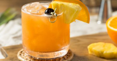 Refreshing Boozy Rum Runner Cocktail