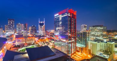 Nashville, Tennessee, USA Downtown Cityscape