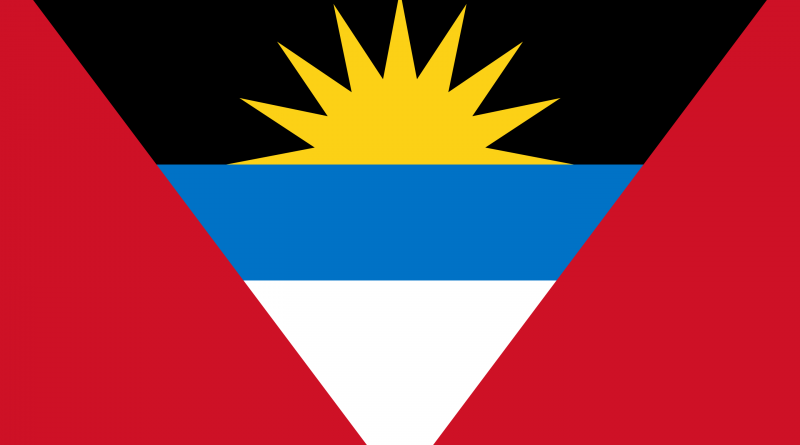 Antigua & Barbuda, Flagge, Karibikguide + USA