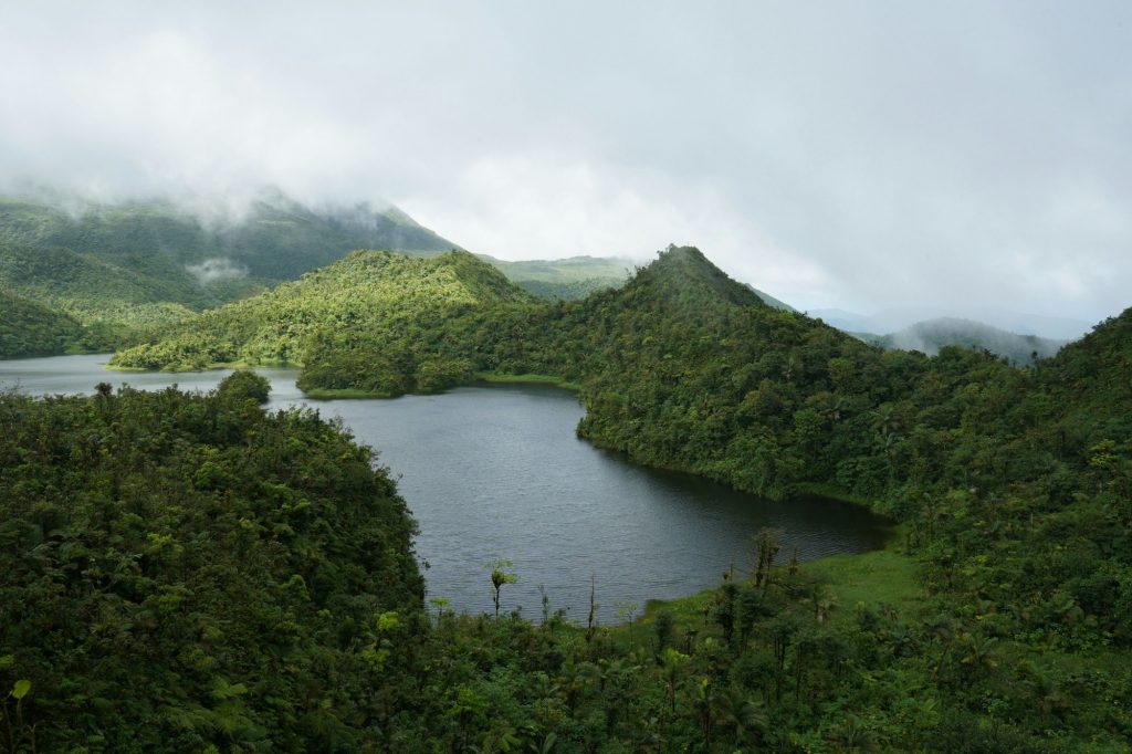 Freshwater Lake, Morne Trois Pitons National Park (UNESCO Heritage Site), Dominica