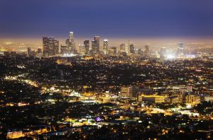Los Angeles Cityscape at Night