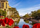 Scottsdale Arizona Waterfront Canal Scene