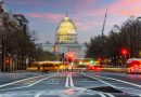Capitol Hill at Dusk in Washington DC